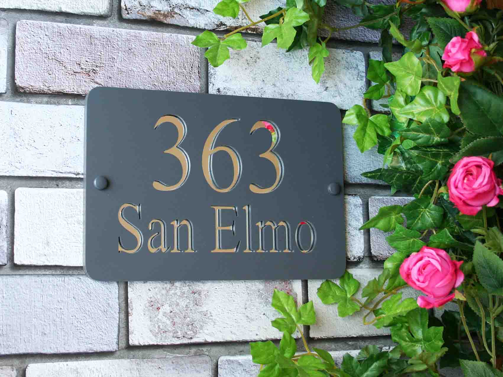 A4 363 SAN ELMO House Sign